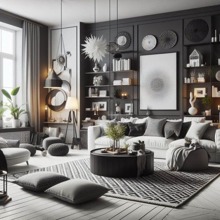 19 Black and Grey Living Room Ideas