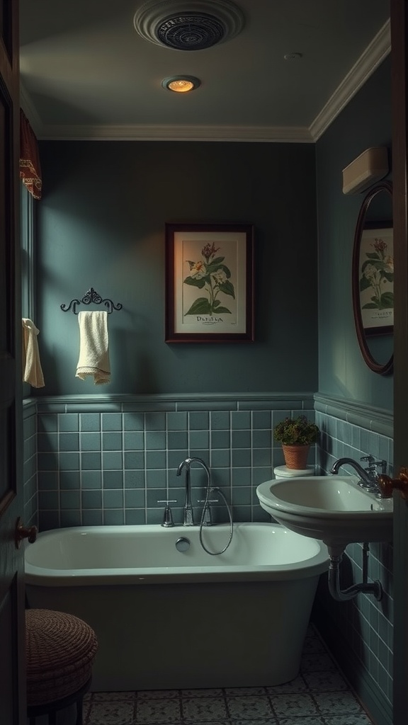 19 Moody Vintage Bathroom Ideas for a Cozy Retreat