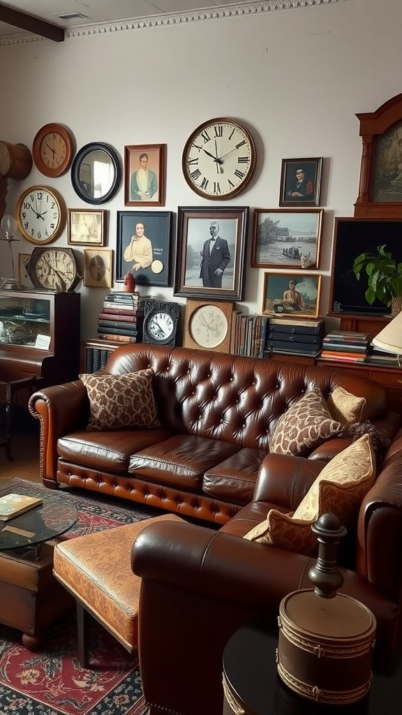 19 Stunning Living Room Decor Ideas for a Brown Leather Couch