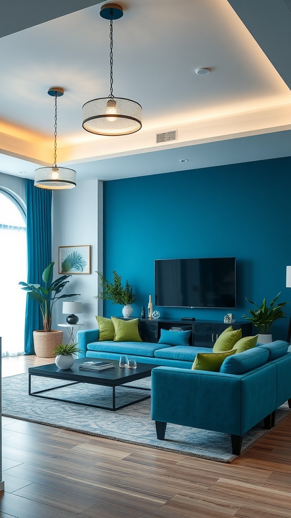 21 Stunning Blue and Green Living Room Ideas for a Fresh Look