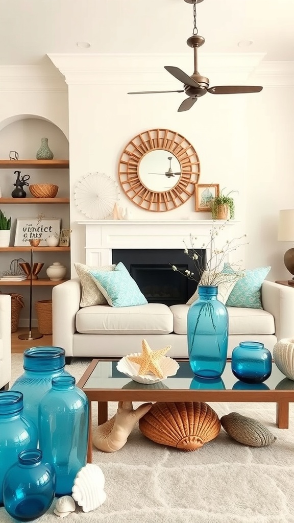 19+ Stunning Green and Blue Living Room Decor Ideas